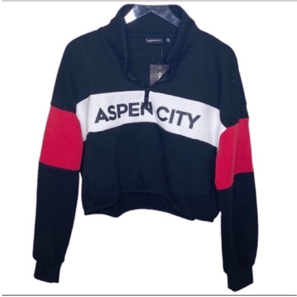 CHEMISTRY Aspen City Sweatshirt top NEW